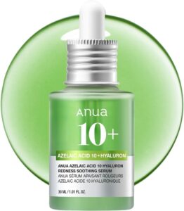 ANUA – AZELAIC ACID 10 HYALURON REDNESS SOOTHING SERUM 30ML